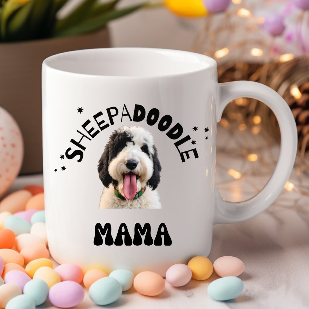 SHEEPADOODLE MUG - PERSONALIZED